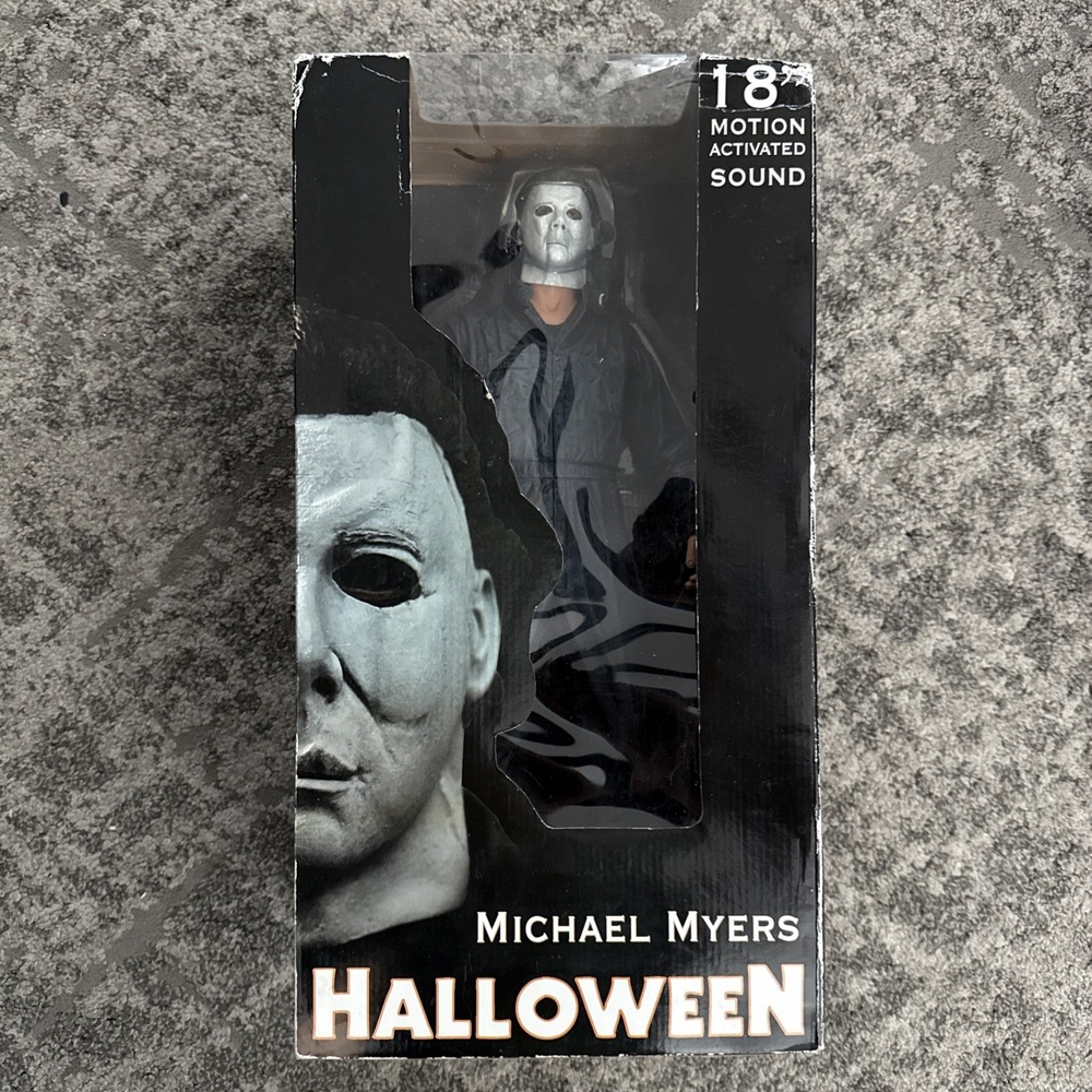 NECA 18" MICHAEL MYERS Figure Halloween Motion Activated Sound REEL TOYS 2004